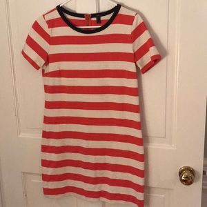 Jcrew thick cotton dress with zipper